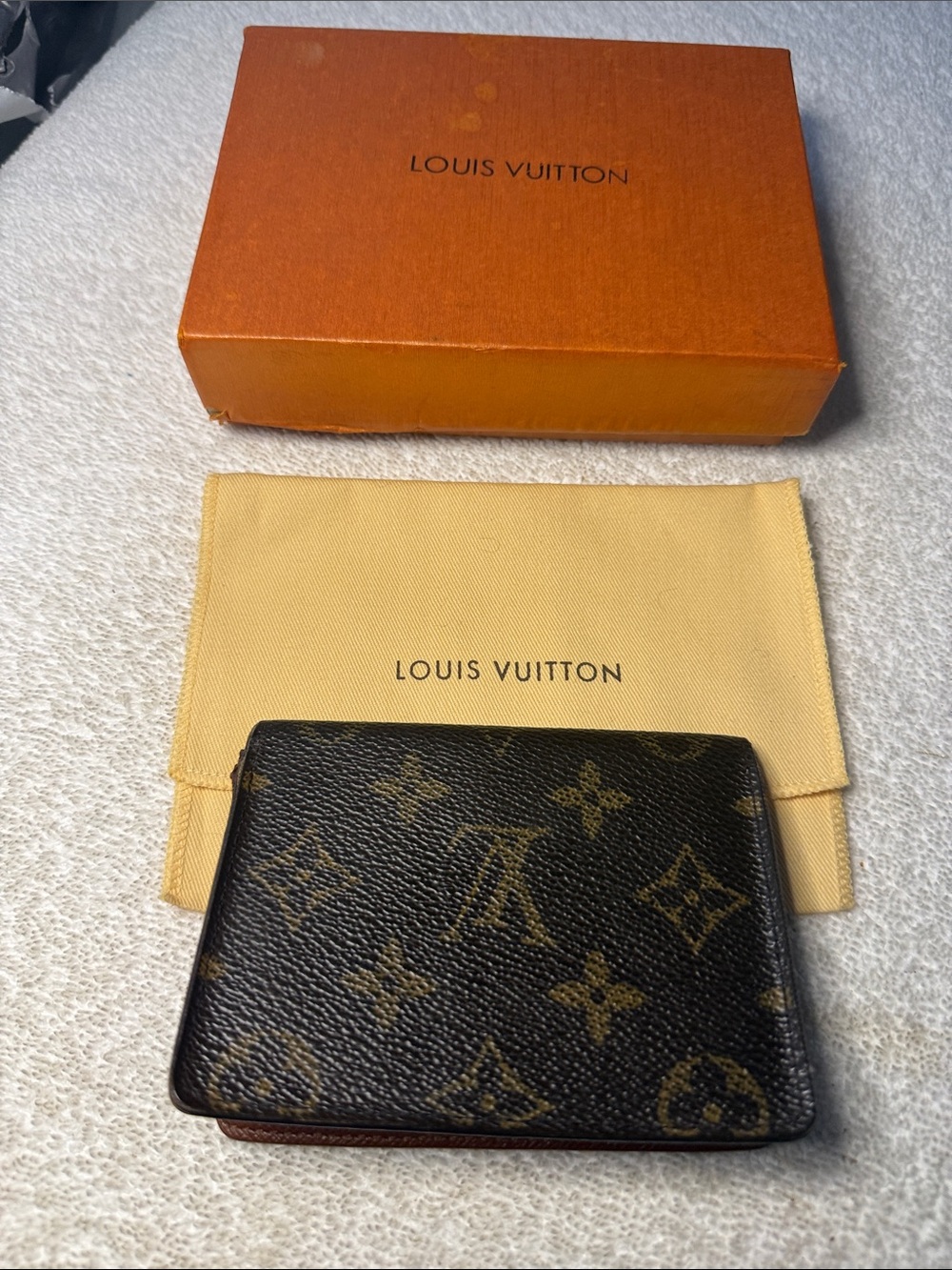 Louis Vuitton Monogram Vintage ID Card Holder/Pocket organizer